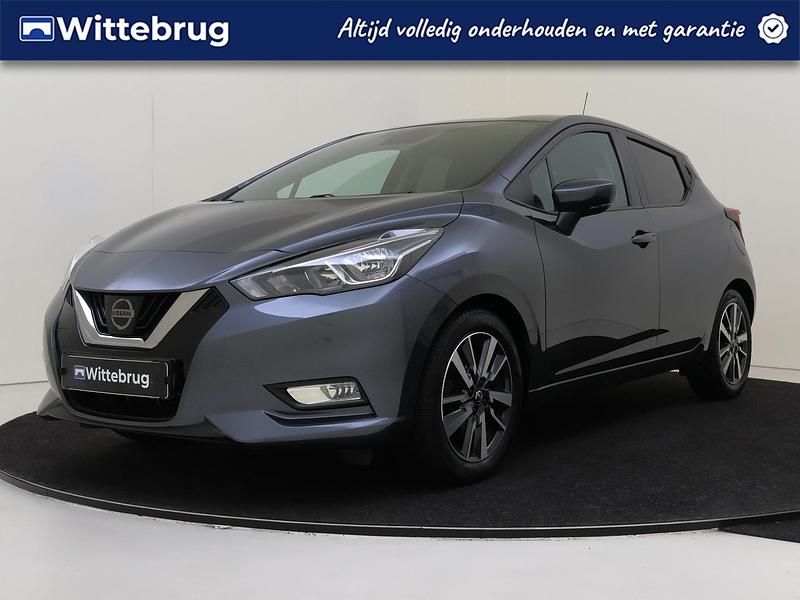 Grijs Gebruikt 2017 Nissan Micra N-Connecta Hatchback | € 10.425 (Eerlijke prijs) - Afbeelding 1/3