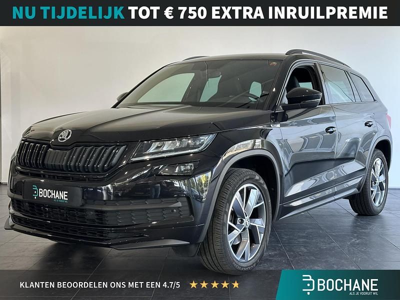 Zwart Gebruikt 2021 Skoda Kodiaq Business Line SUV | € 33.445 (Iets duurder) - Afbeelding 1/4