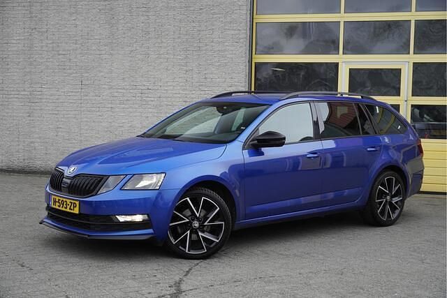 Occasion Skoda Octavia Business Line 150 PK (110 kW) 2020 Blauw Stationwagen