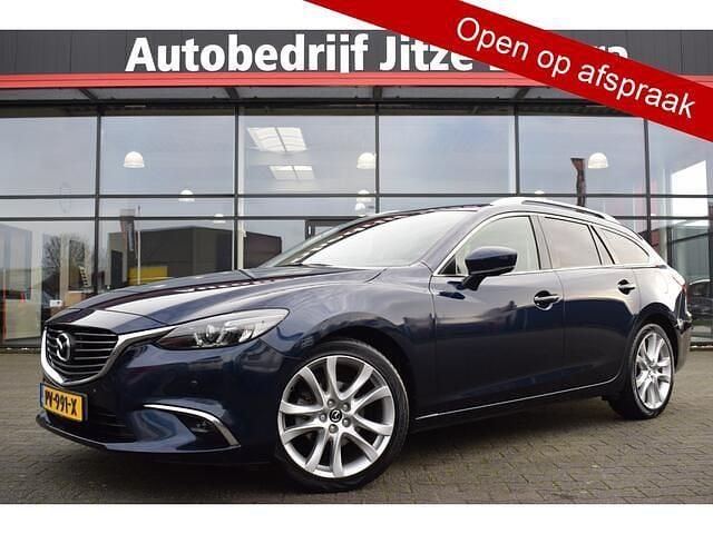 Blauw Gebruikt 2017 Mazda 6 Stationwagen | € 17.950 (Eerlijke prijs) - Afbeelding 1/4