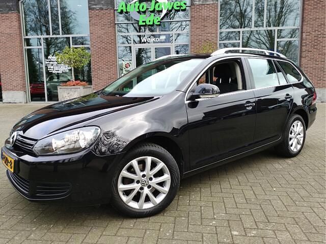 Zwart Gebruikt 2012 VW Golf VII Comfortline Stationwagen | € 6.695 (Eerlijke prijs) - Afbeelding 1/4