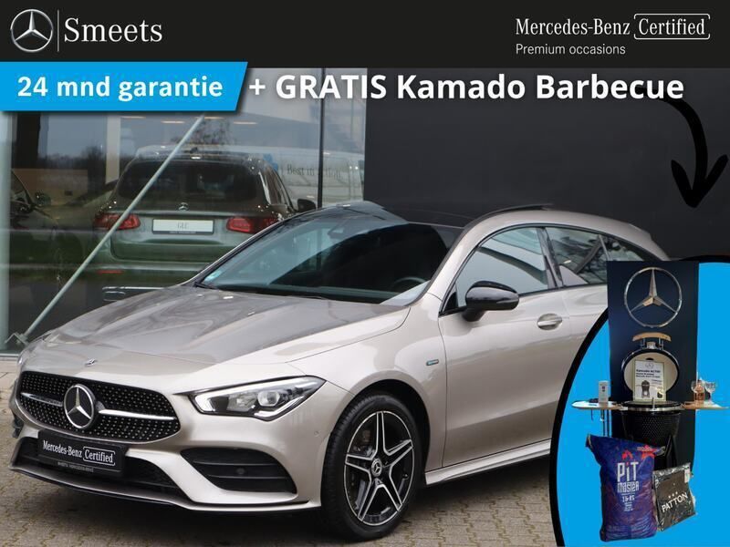 Grijs Gebruikt 2020 Mercedes CLA250 Shooting Brake AMG line Stationwagen | € 34.888 (Duur) - Afbeelding 1/4