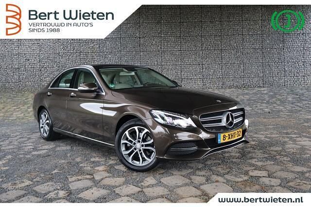 Beige Gebruikt 2014 Mercedes C200 Prestige Sedan | € 18.495 (Eerlijke prijs) - Afbeelding 1/4