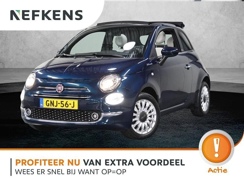 Blauw Occasion 2021 Fiat 500C Dolcevita Cabriolet | € 13.900 (Eerlijke prijs) - Afbeelding 1/4