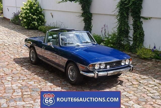 Blauw Gebruikt 1976 Triumph Stag Cabriolet | € 9.900 - Afbeelding 1/4