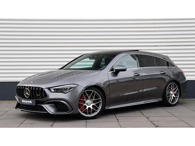Grijs Gebruikt 2020 Mercedes CLA45 AMG AMG Stationwagen | € 53.950 (Duur) - Afbeelding 1/4