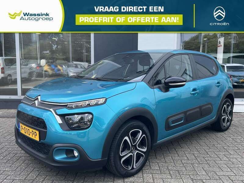Blauw, metallic lak Gebruikt 2022 Citroën C3 Feel Hatchback | € 13.690 (Eerlijke prijs) - Afbeelding 1/4