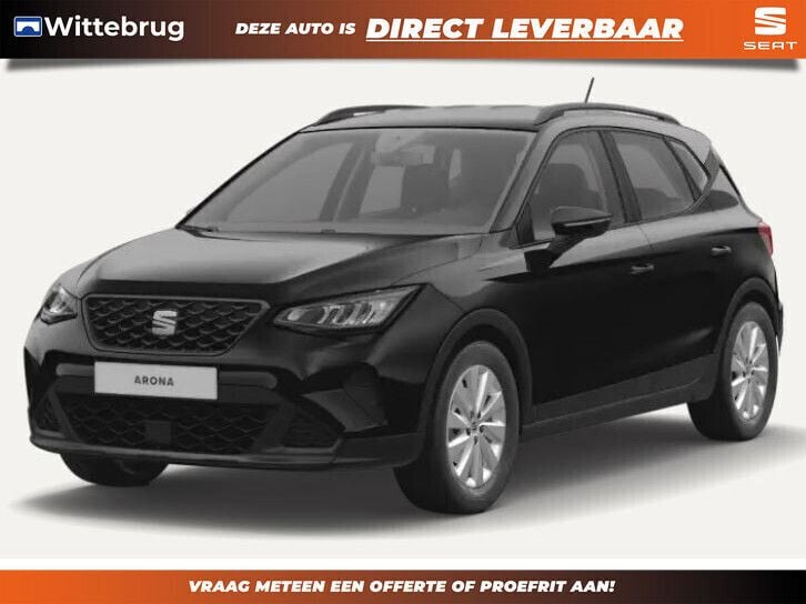 Zwart, metallic lak Nieuw 2024 Seat Arona Style SUV | € 24.950 (Goede deal) - Afbeelding 1/4