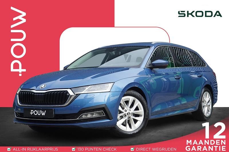 Blauw Occasion 2020 Skoda Octavia First Edition Stationwagen | € 20.900 (Eerlijke prijs) - Afbeelding 1/4