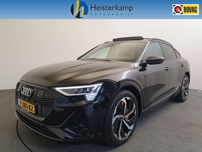 Zwart Gebruikt 2021 Audi e-tron S-Line SUV | € 37.950 (Goede deal) - Afbeelding 1/4