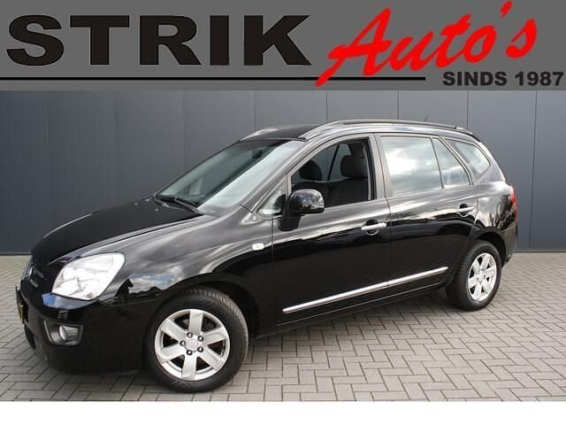 Zwart Gebruikt 2008 Kia Carens MPV | € 2.689 (Eerlijke prijs) - Afbeelding 1/4