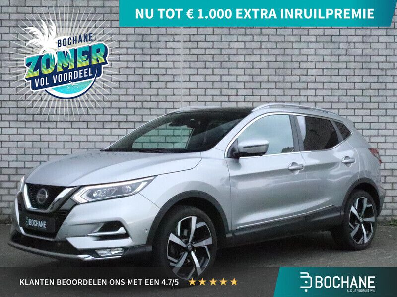 Grijs Gebruikt 2019 Nissan Qashqai Tekna+ SUV | € 18.645 (Eerlijke prijs) - Afbeelding 1/4