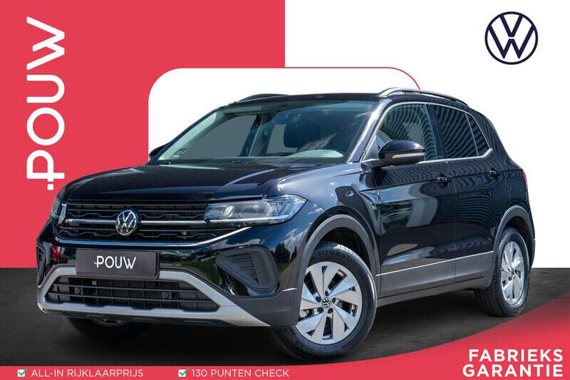Zwart Gebruikt 2024 VW T-Cross Life SUV | € 26.900 (Goede deal) - Afbeelding 1/4