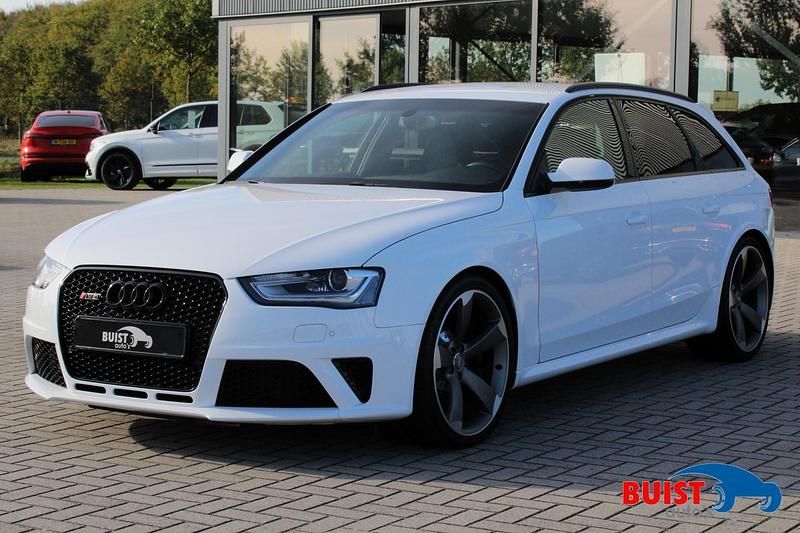 Wit Gebruikt 2013 Audi RS4 S-Line Stationwagen | € 42.950 - Afbeelding 1/4
