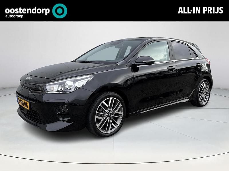 Zwart Gebruikt 2022 Kia Rio GT-Line Hatchback | € 20.450 (Eerlijke prijs) - Afbeelding 1/4