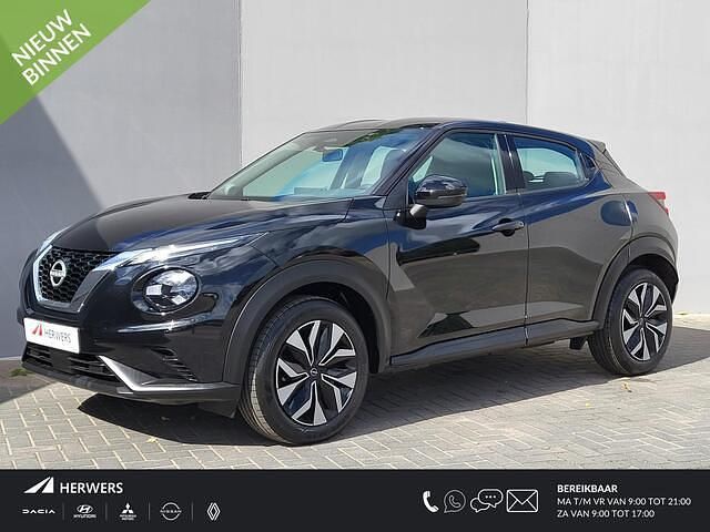 Zwart Gebruikt 2024 Nissan Juke Acenta SUV | € 22.735 (Eerlijke prijs) - Afbeelding 1/4