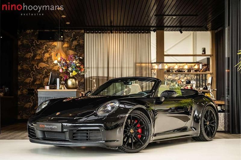 Zwart, metallic lak Occasion 2020 Porsche 911 Carrera Cabriolet Cabriolet | € 162.950 - Afbeelding 1/4