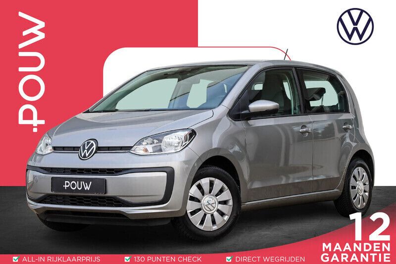 Grijs Gebruikt 2021 VW up! move up! Hatchback | € 10.950 (Eerlijke prijs) - Afbeelding 1/4