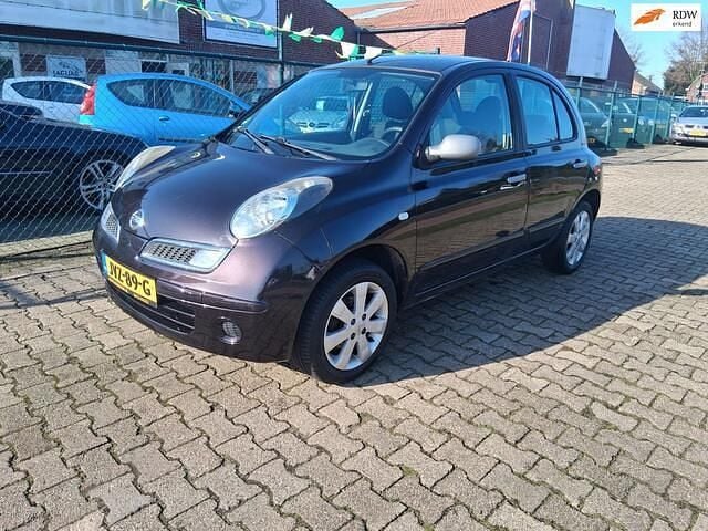 Occasion Nissan Micra 65 PK (47 kW) 2009 Paars (metallic) Hatchback
