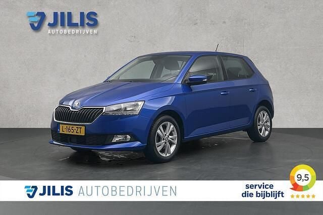 Blauw Occasion 2021 Skoda Fabia Ambition Hatchback | € 11.850 (Eerlijke prijs) - Afbeelding 1/3