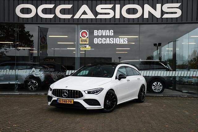 Wit Gebruikt 2019 Mercedes CLA220 Shooting Brake Premium Plus Stationwagen | € 29.950 - Afbeelding 1/4