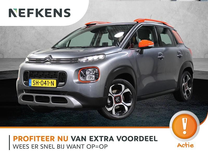 Grijs Occasion 2018 Citroën C3 Aircross Shine SUV | € 10.425 (Eerlijke prijs) - Afbeelding 1/4