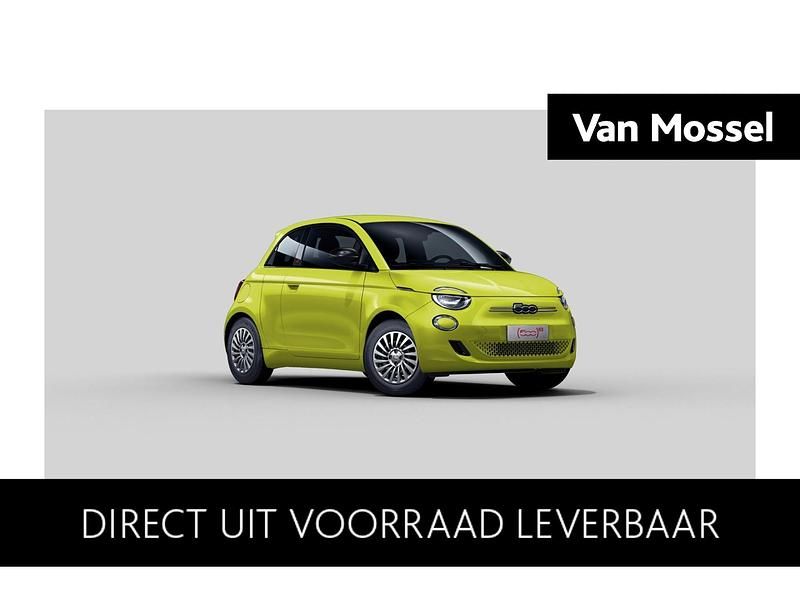 Geel Nieuw 2025 Fiat 500e La Prima Hatchback | € 33.990 (Eerlijke prijs) - Afbeelding 1/4