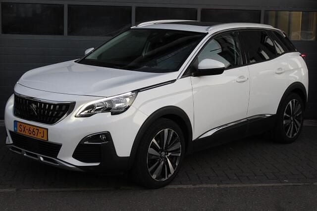 Wit Gebruikt 2018 Peugeot 3008 Allure SUV | € 13.499 (Super prijs) - Afbeelding 1/4