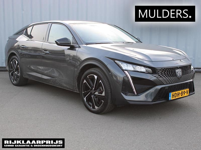 Zwart, metallic lak Gebruikt 2023 Peugeot 408 Allure Sedan | € 28.935 (Super prijs) - Afbeelding 1/4