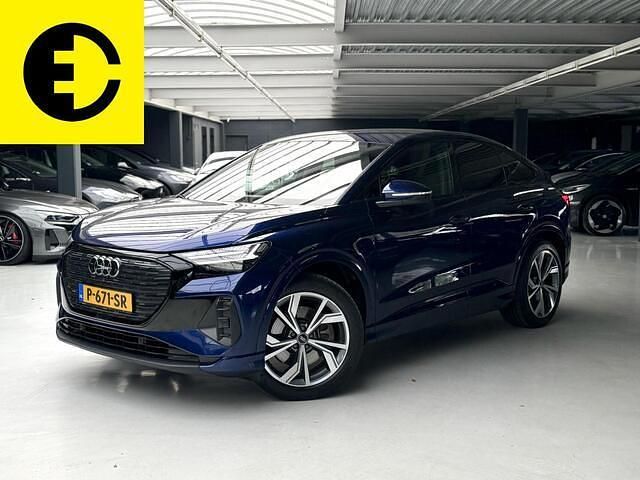 Blauw Gebruikt 2022 Audi Q4 Sportback e-tron Advanced Plus SUV | € 28.950 (Super prijs) - Afbeelding 1/4