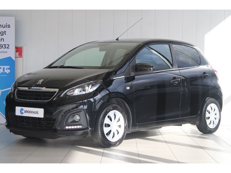 Zwart Gebruikt 2019 Peugeot 108 Active Hatchback | € 6.950 (Goede deal) - Afbeelding 1/4