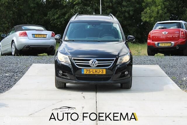 Zwart Gebruikt 2009 VW Tiguan Sport SUV | € 5.990 (Super prijs) - Afbeelding 1/4