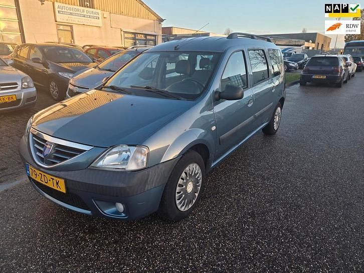 Blauw Gebruikt 2008 Dacia Logan MCV Lauréate MPV | € 2.250 (Eerlijke prijs) - Afbeelding 1/4