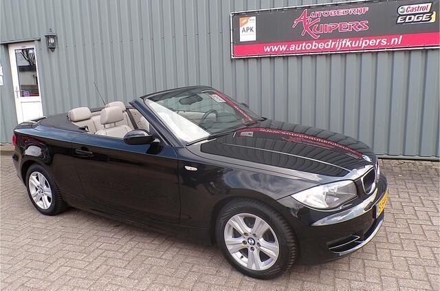 Zwart Gebruikt 2009 BMW 118 Cabriolet Executive Cabriolet | € 8.950 (Eerlijke prijs) - Afbeelding 1/4