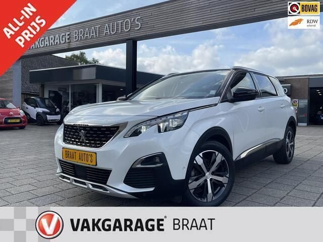 Wit Gebruikt 2017 Peugeot 5008 Allure MPV | € 18.450 (Eerlijke prijs) - Afbeelding 1/4
