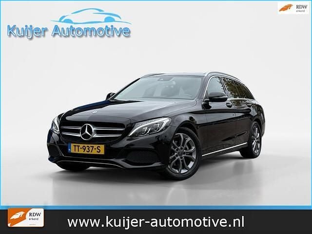 Zwart Gebruikt 2017 Mercedes C180 Business Stationwagen | € 18.945 (Goede deal) - Afbeelding 1/4