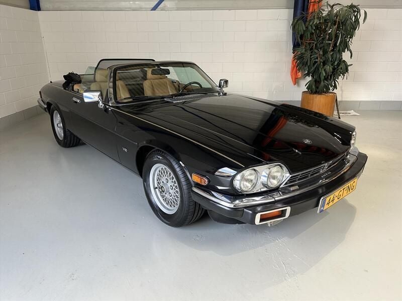 Zwart Gebruikt 1990 Jaguar XJS S Cabriolet | € 19.950 - Afbeelding 1/4