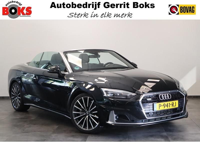 Zwart Gebruikt 2021 Audi A5 Cabriolet Cabriolet | € 41.950 (Eerlijke prijs) - Afbeelding 1/3