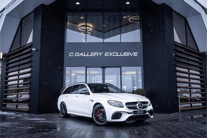 Occasion Mercedes E63S AMG Premium Plus 612 PK (450 kW) 2018 Wit Stationwagen
