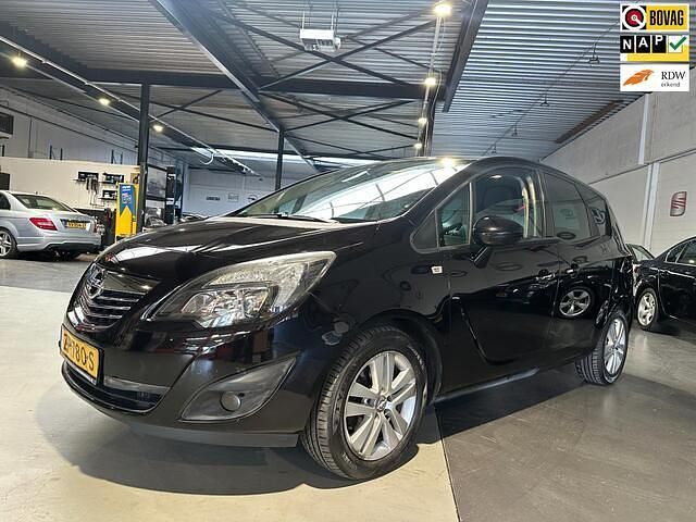 Zwart Gebruikt 2011 Opel Meriva Edition MPV | € 2.399 (Eerlijke prijs) - Afbeelding 1/4