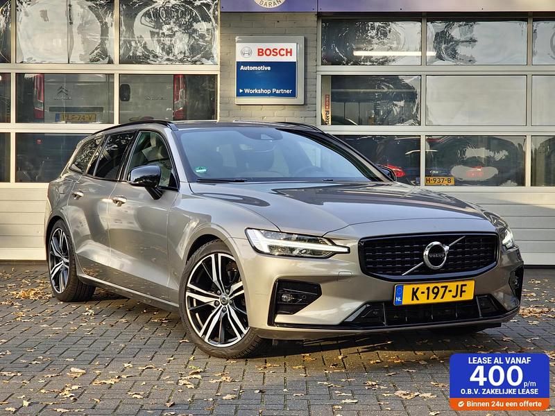 Grijs Gebruikt 2021 Volvo V60 R-Design Stationwagen | € 25.945 (Duur) - Afbeelding 1/4