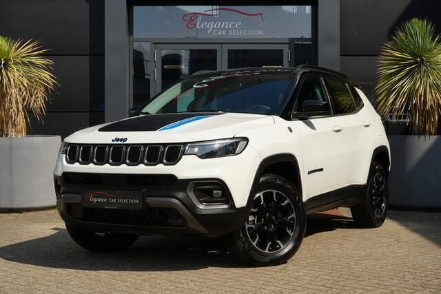 Wit Gebruikt 2023 Jeep Compass Trailhawk SUV | € 24.950 (Super prijs) - Afbeelding 1/4
