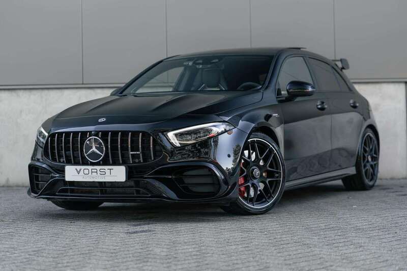 Zwart Gebruikt 2020 Mercedes A45 AMG AMG Hatchback | € 53.950 (Eerlijke prijs) - Afbeelding 1/4
