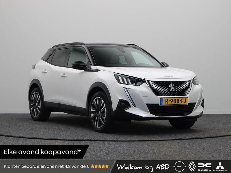 Wit Gebruikt 2021 Peugeot e-2008 GT SUV | € 16.940 (Eerlijke prijs) - Afbeelding 1/3