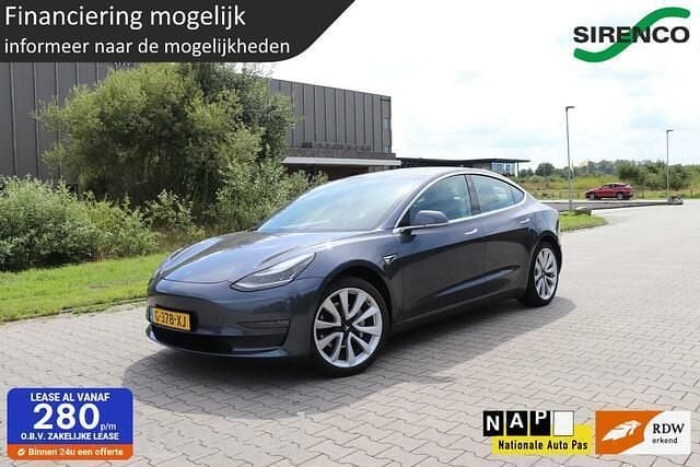 Grijs Gebruikt 2019 Tesla Model 3 Long Range Sedan | € 20.949 (Goede deal) - Afbeelding 1/4