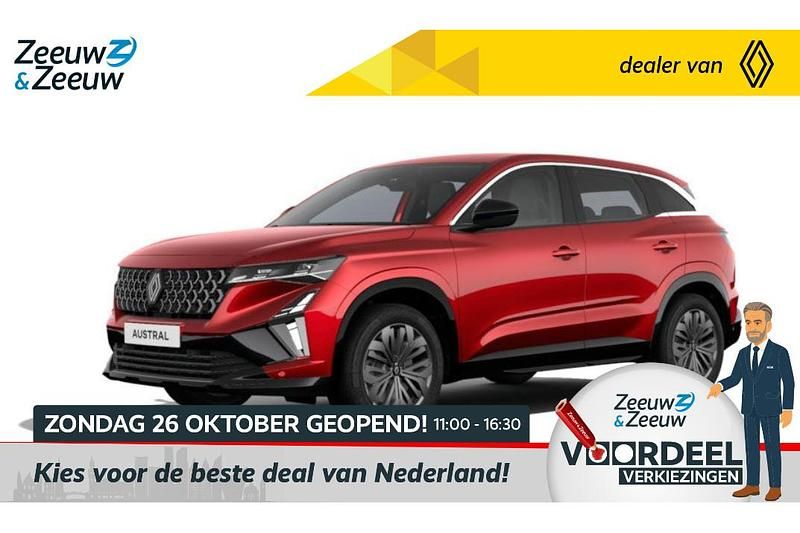 Rood Nieuw 2025 Renault Austral Evolution SUV | € 41.990 (Super prijs) - Afbeelding 1/4