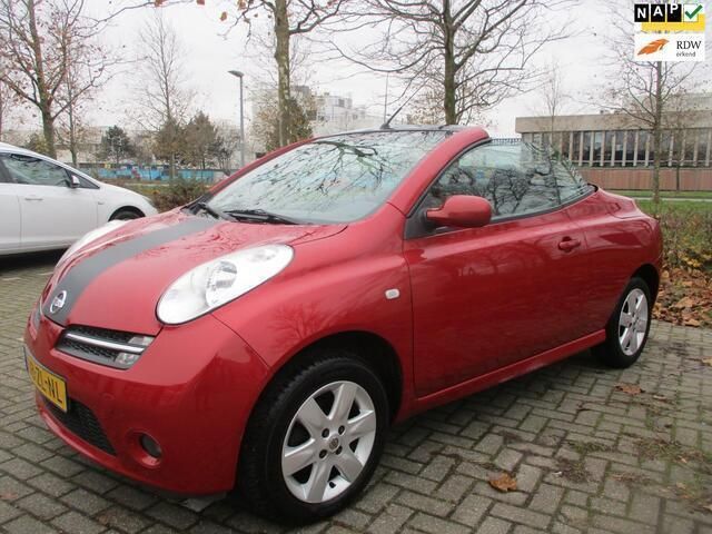 Rood Gebruikt 2008 Nissan Micra C+C Cabriolet | € 2.450 - Afbeelding 1/4