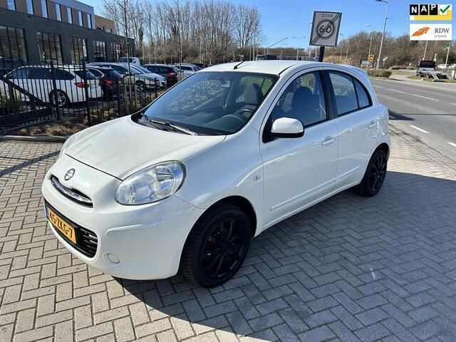 Wit Gebruikt 2012 Nissan Micra Acenta Hatchback | € 3.995 (Eerlijke prijs) - Afbeelding 1/4