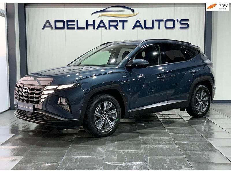 Blauw (metallic) Gebruikt 2021 Hyundai Tucson Comfort SUV | € 24.950 (Super prijs) - Afbeelding 1/4