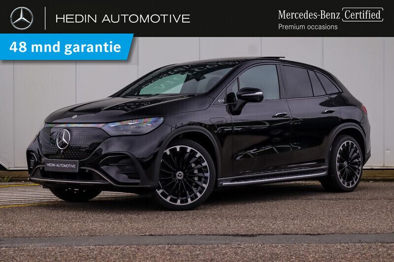 Zwart Gebruikt 2024 Mercedes EQE350 AMG line SUV | € 94.800 - Afbeelding 1/4